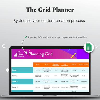 The Grid Planner: A Unique Toolkit For Brainstorming And Building Copy
