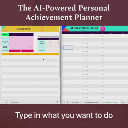 The AI-Powered Personal Achievement Planner: Generate Your To-Do List In Seconds