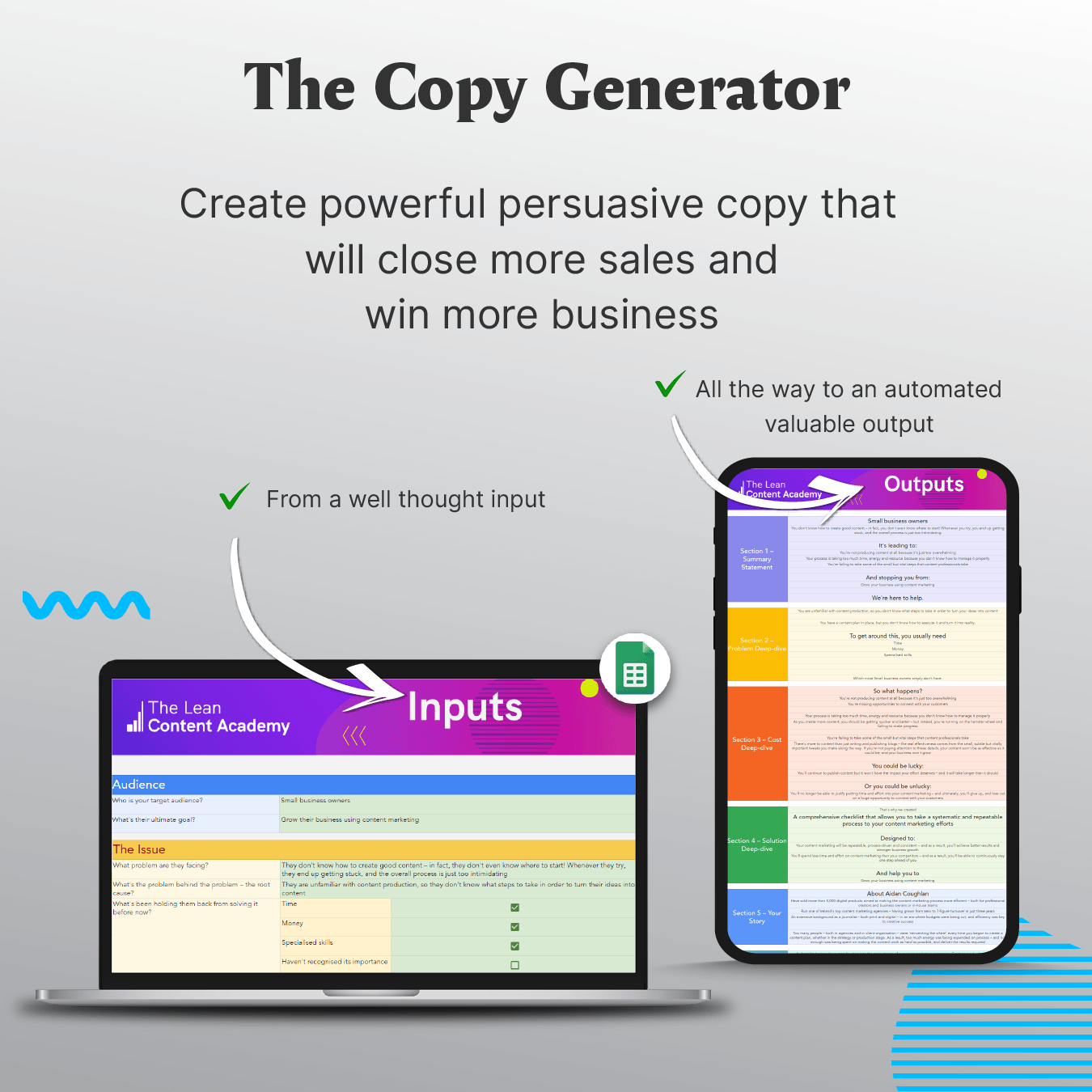 The Copy Generator: A Tool To Create Powerful, Persuasive Copy