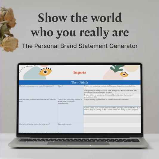 The Personal Brand Statement Generator